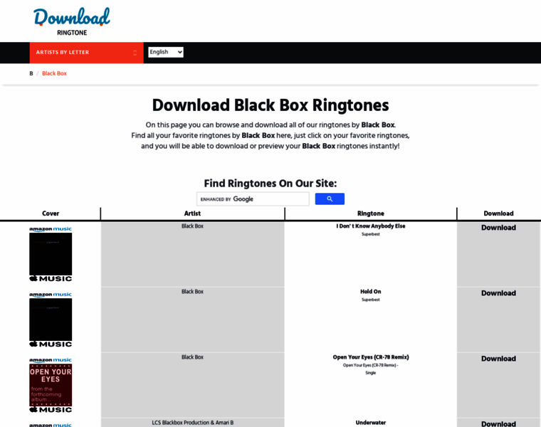 Blackbox.download-ringtone.com thumbnail
