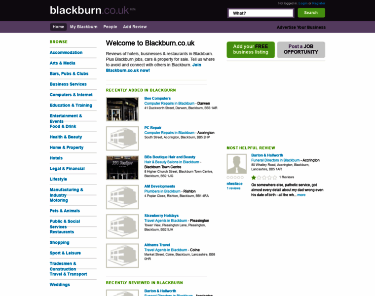 Blackburn.co.uk thumbnail