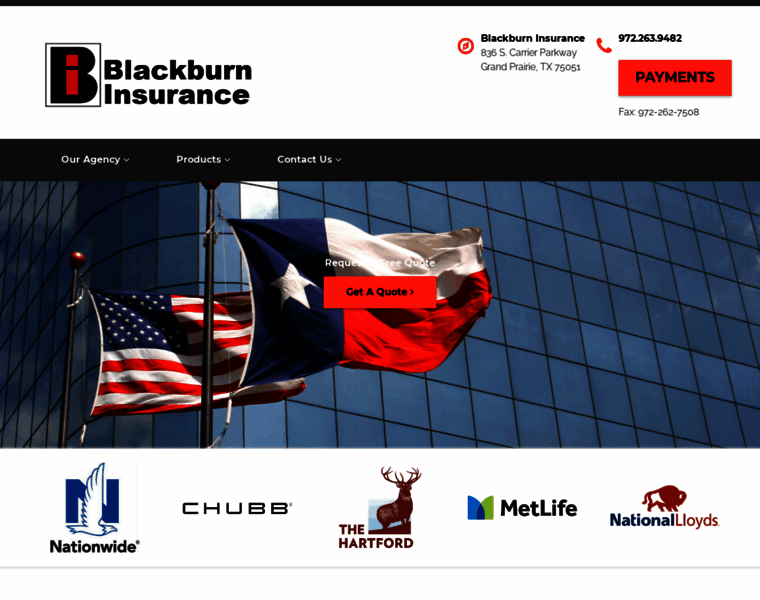 Blackburninsurance.com thumbnail