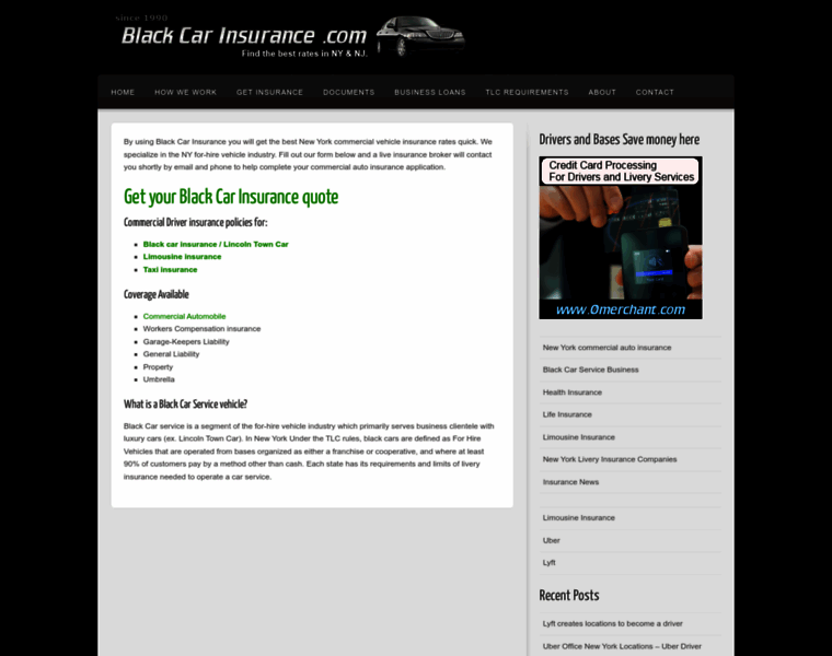 Blackcarinsurance.com thumbnail