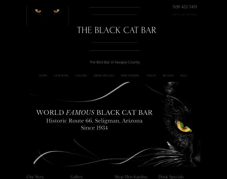 Blackcatbar-seligman.com thumbnail