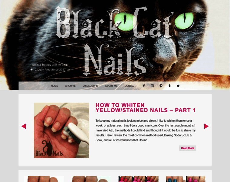 Blackcatnails.com thumbnail