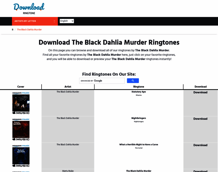 Blackdahliamurder.download-ringtone.com thumbnail