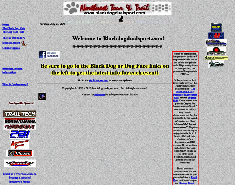 Blackdogdualsport.com thumbnail