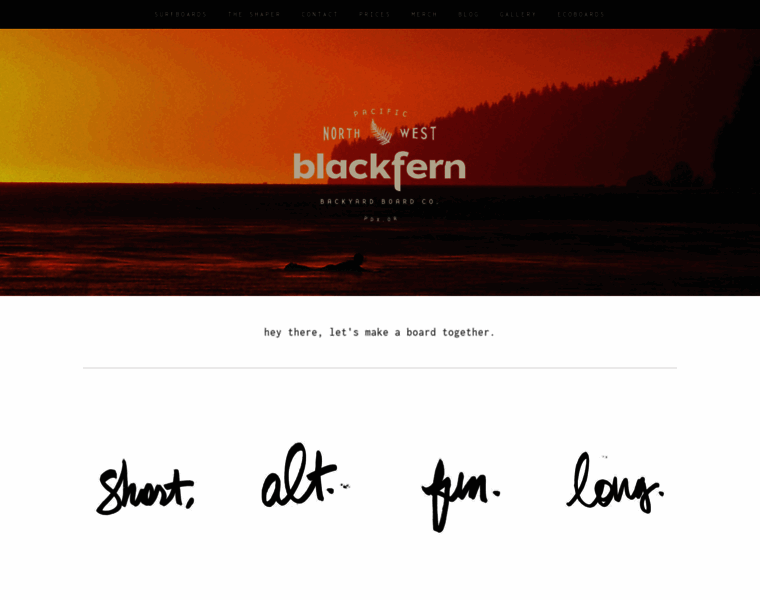 Blackfernsurf.com thumbnail
