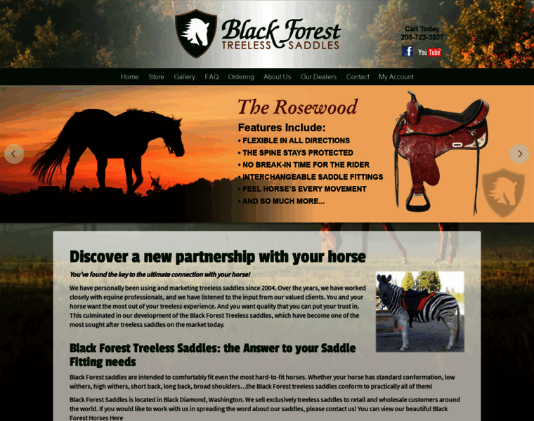 Blackforestsaddles.com thumbnail