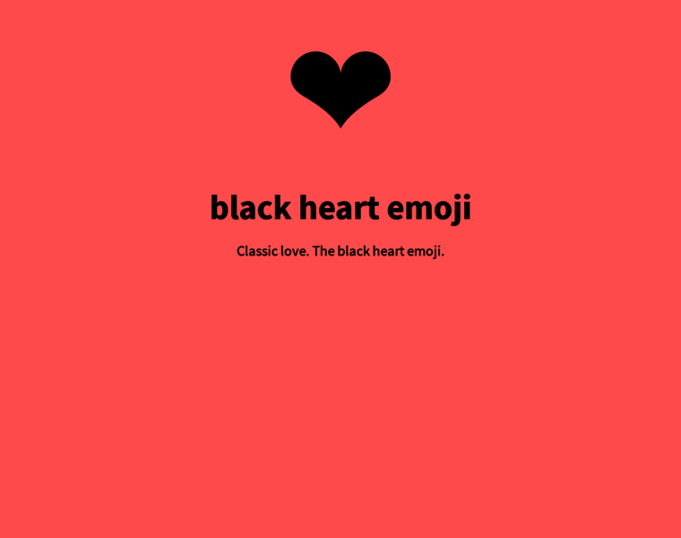 Blackheartemoji.com thumbnail