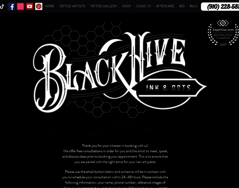 Blackhiveink.com thumbnail