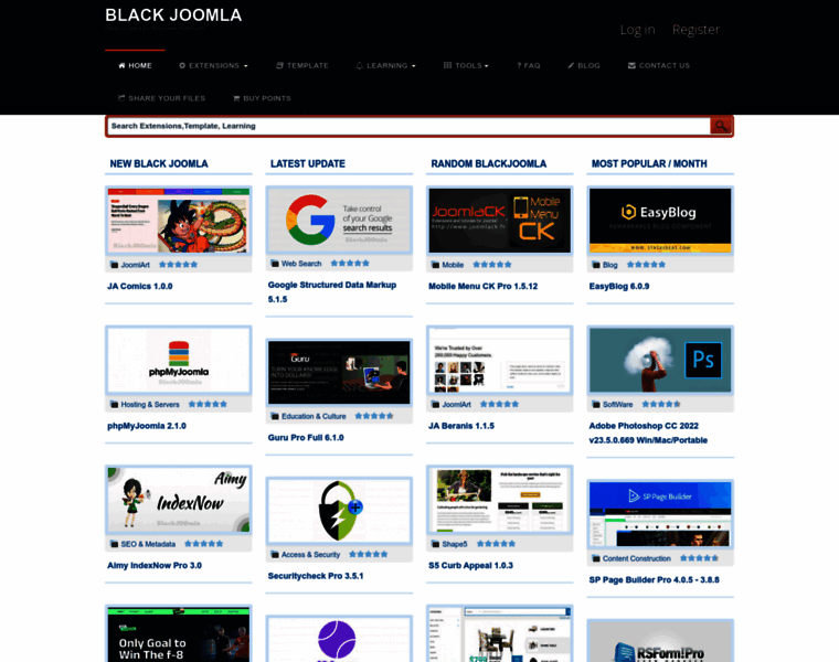 Blackjoomla.com thumbnail