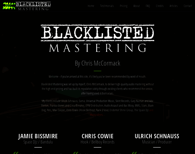 Blacklistedmastering.co.uk thumbnail