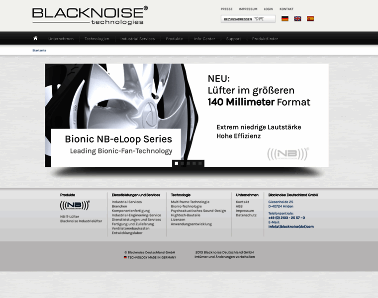 Blacknoise.com thumbnail