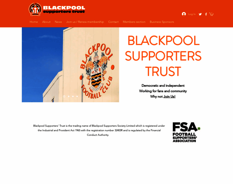 Blackpoolsupporterstrust.com thumbnail