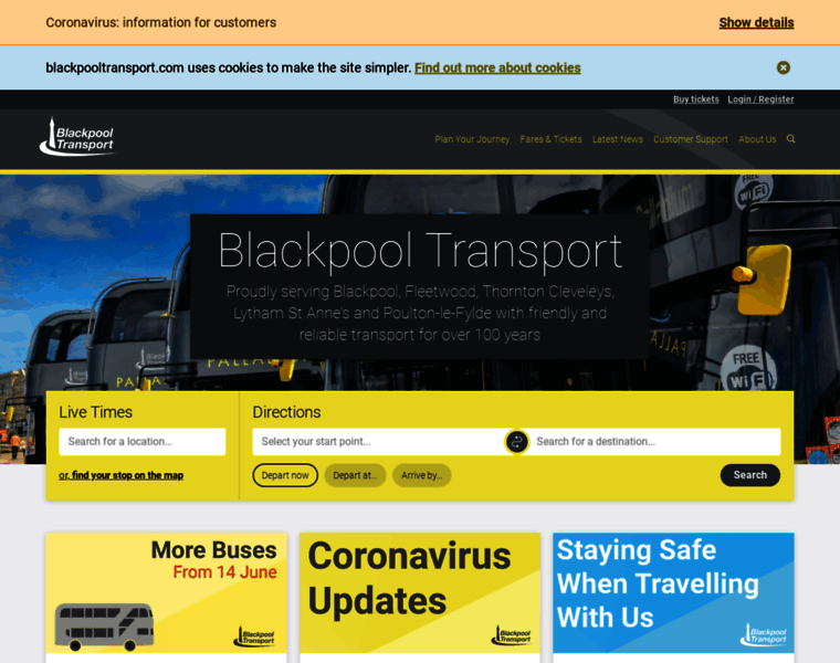 Blackpooltransport.com thumbnail