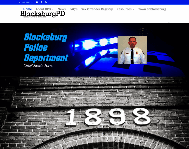 Blacksburgpd.com thumbnail