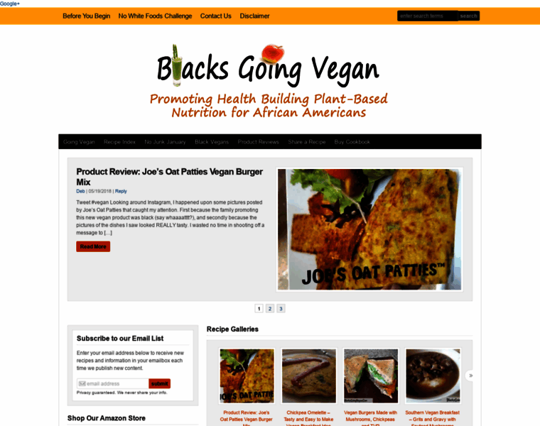 Blacksgoingvegan.com thumbnail