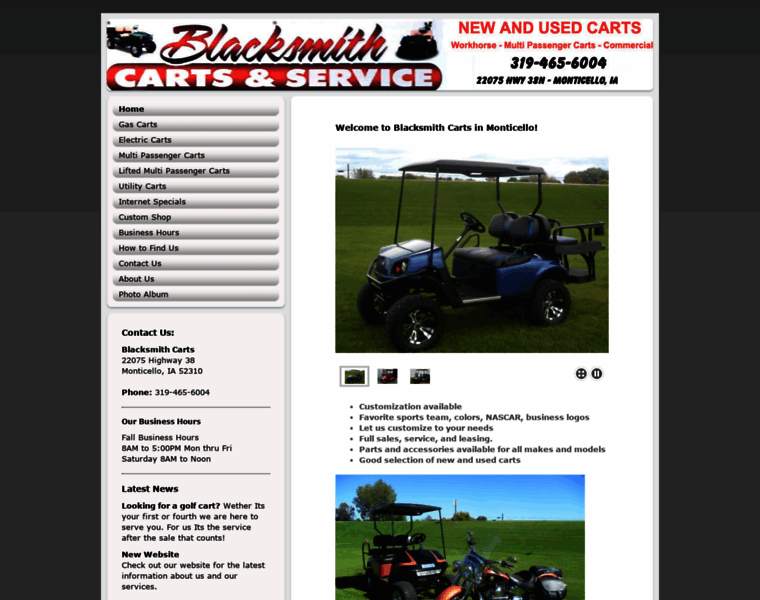 Blacksmithcarts.com thumbnail
