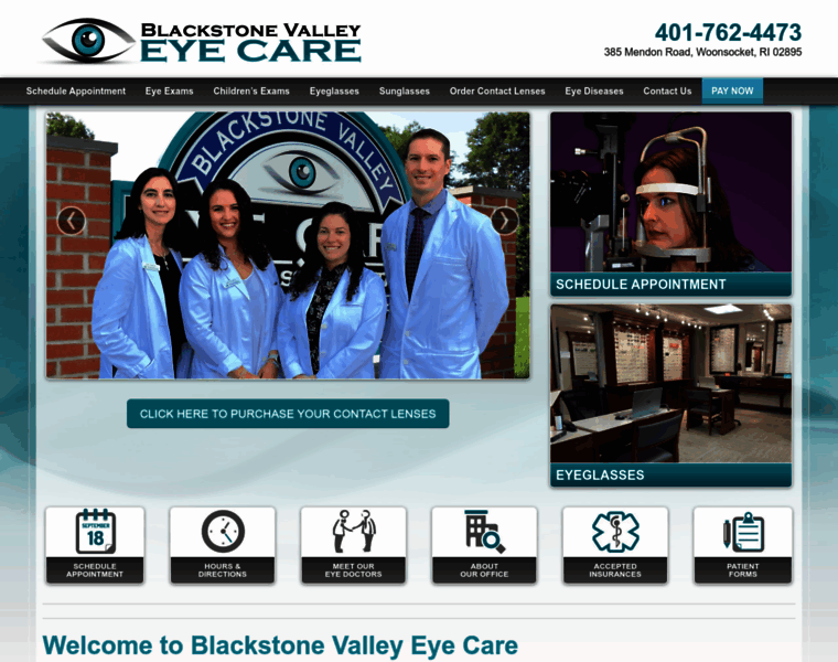 Blackstonevalleyeyecare.com thumbnail