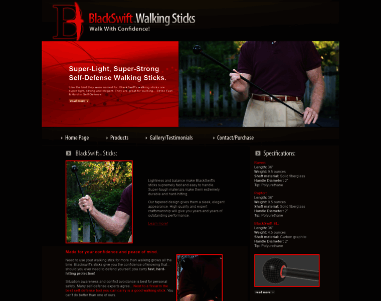 Blackswiftsticks.com thumbnail