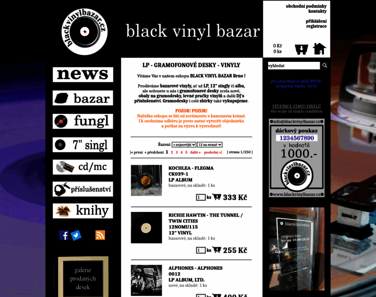 Blackvinylbazar.cz thumbnail