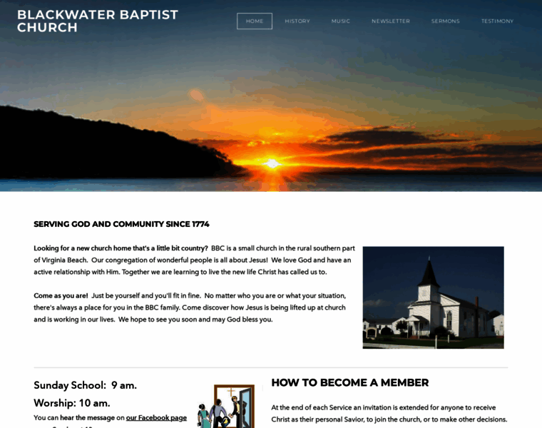 Blackwaterbaptist.org thumbnail