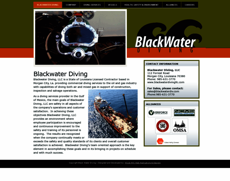 Blackwaterdivingllc.com thumbnail