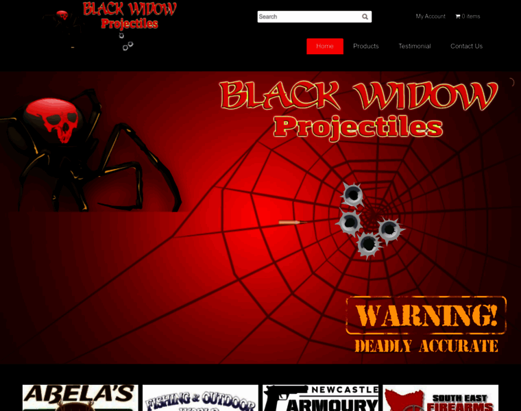 Blackwidowprojectiles.com.au thumbnail