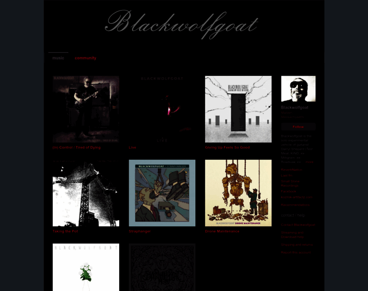 Blackwolfgoat.com thumbnail