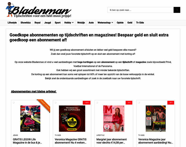 Bladenman.nl thumbnail