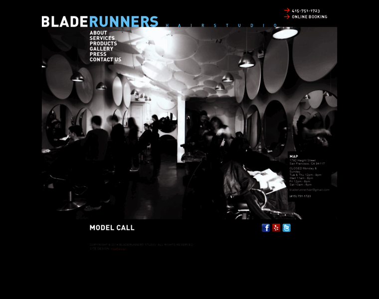 Bladerunnershairstudio.com thumbnail