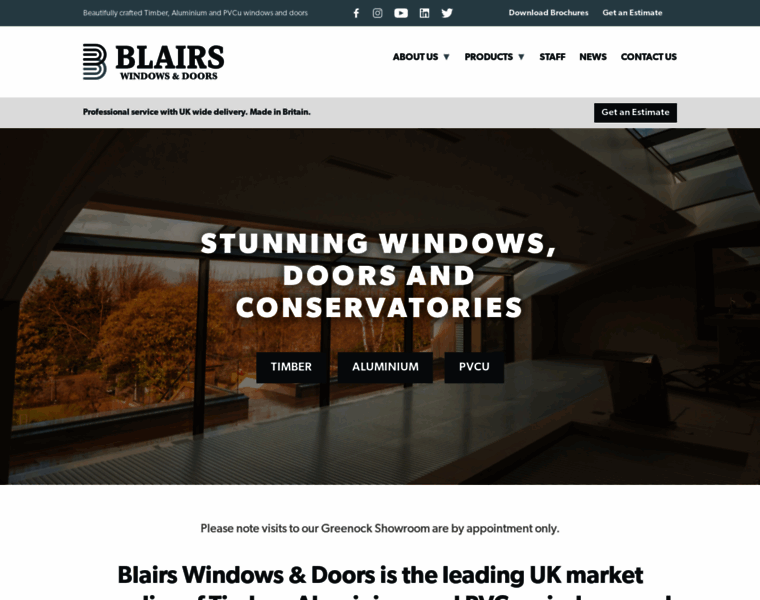 Blairswindows.co.uk thumbnail