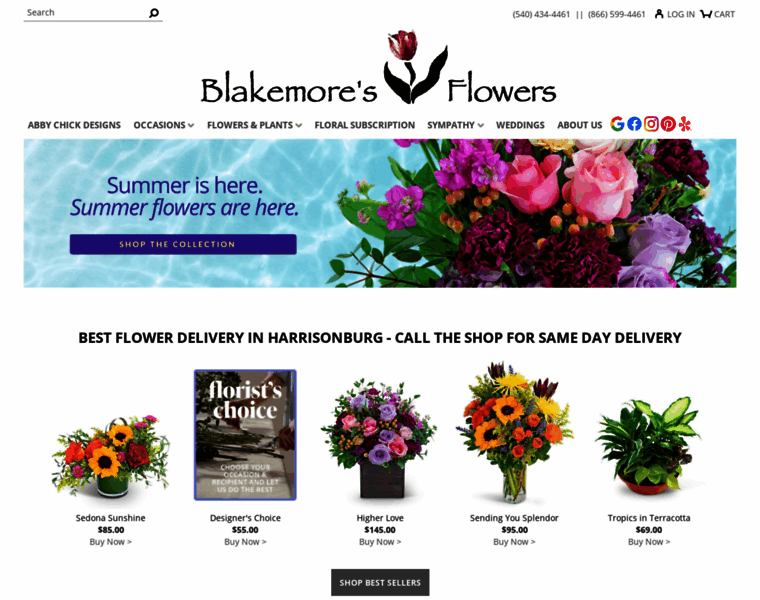 Blakemoresflowers.com thumbnail