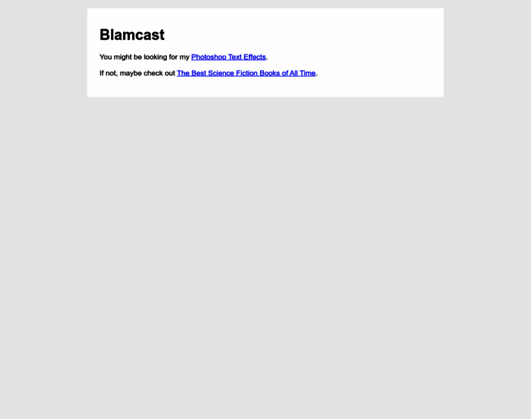 Blamcast.net thumbnail