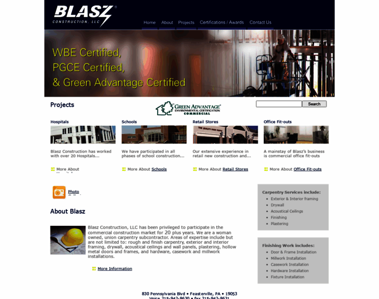 Blaszconstruction.com thumbnail