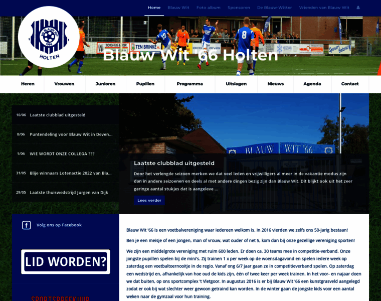 Blauwwit66.nl thumbnail