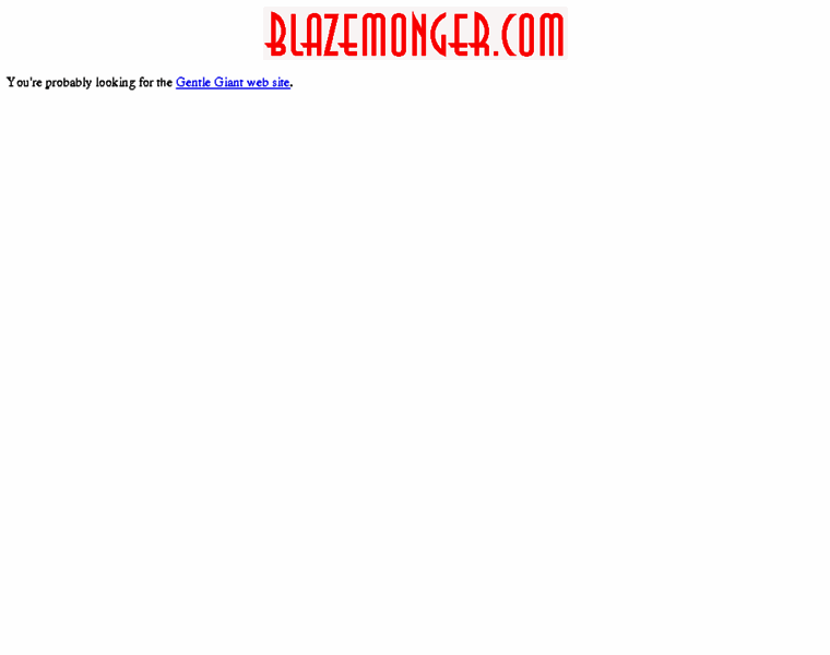 Blazemonger.com thumbnail