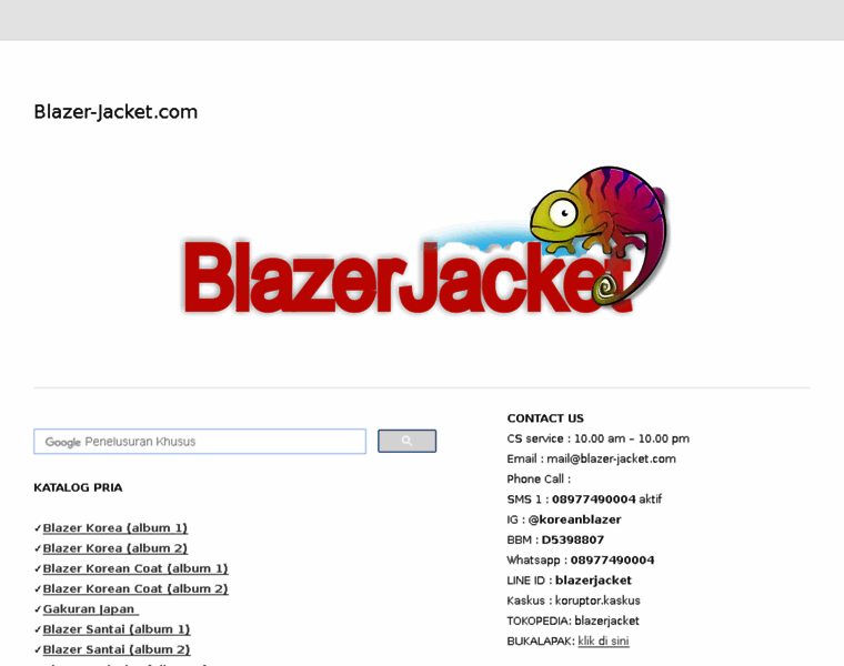 Blazer-jacket.com thumbnail