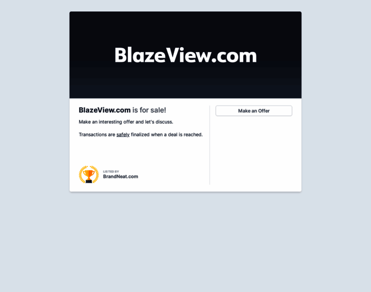 Blazeview.com thumbnail