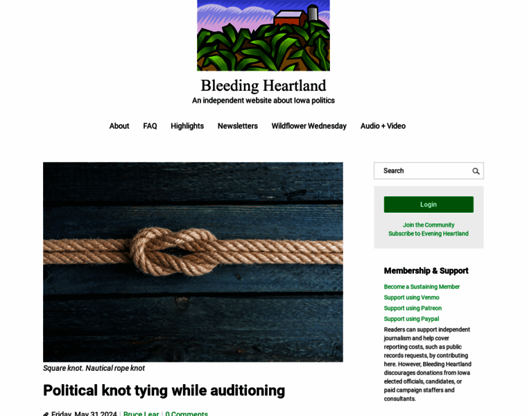 Bleedingheartland.com thumbnail