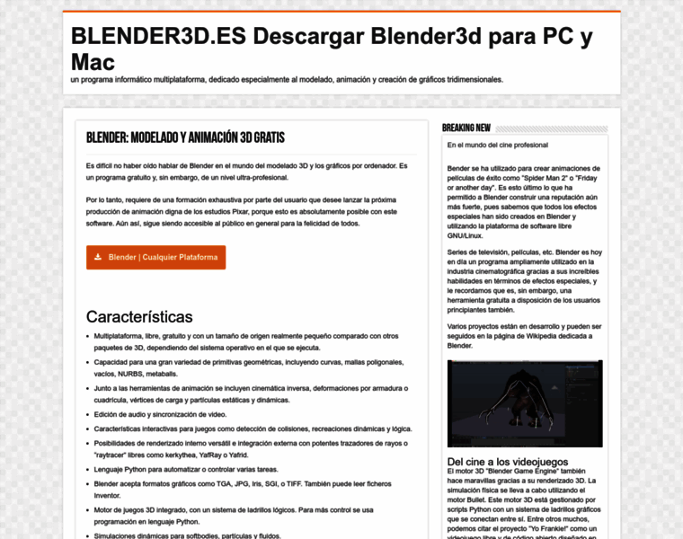 Blender3d.es thumbnail