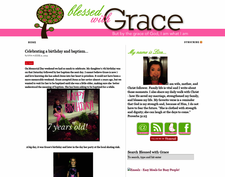 Blessedwithgrace.net thumbnail