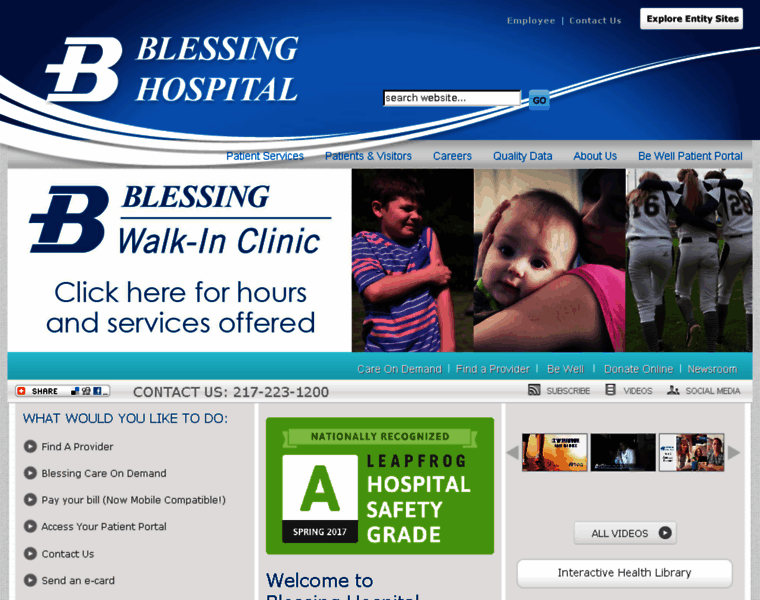Blessinghospital.org thumbnail