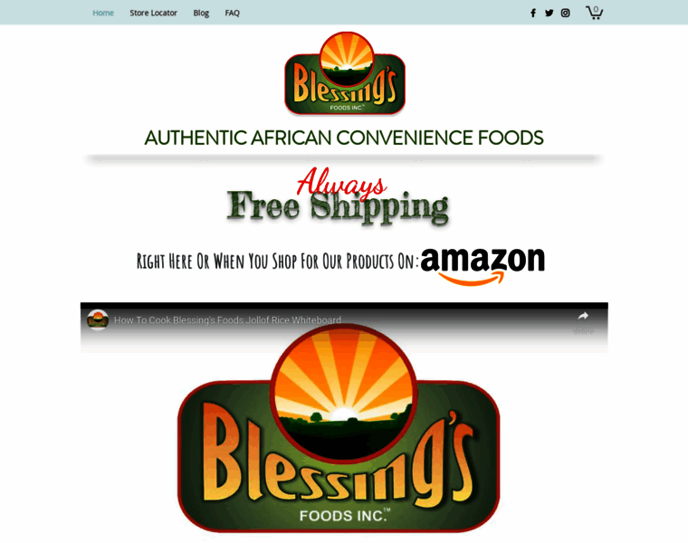 Blessingsfoods.com thumbnail