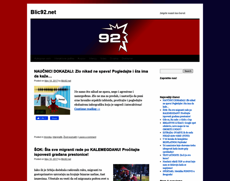 Blic92.net thumbnail
