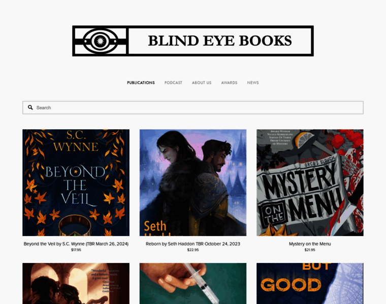 Blindeyebooks.com thumbnail