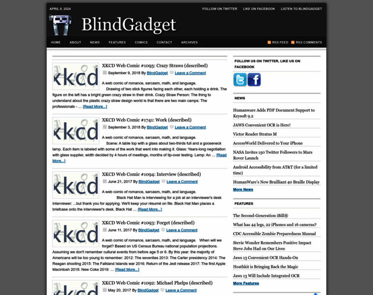 Blindgadget.com thumbnail