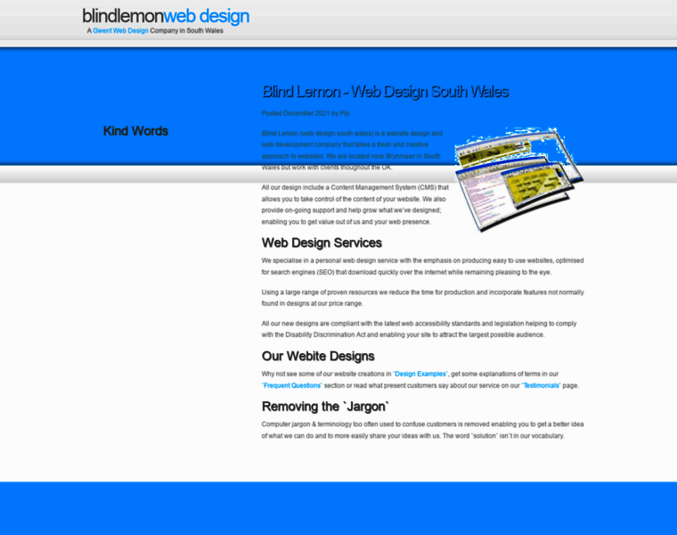 Blindlemonwebdesign.co.uk thumbnail