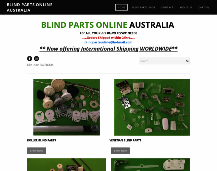 Blindpartsonlineaustralia.com.au thumbnail