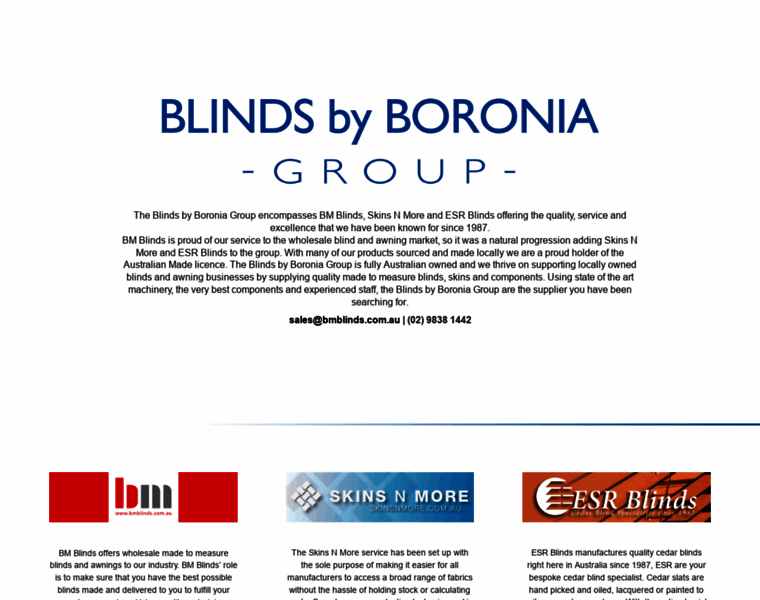 Blindsbyboronia.com.au thumbnail