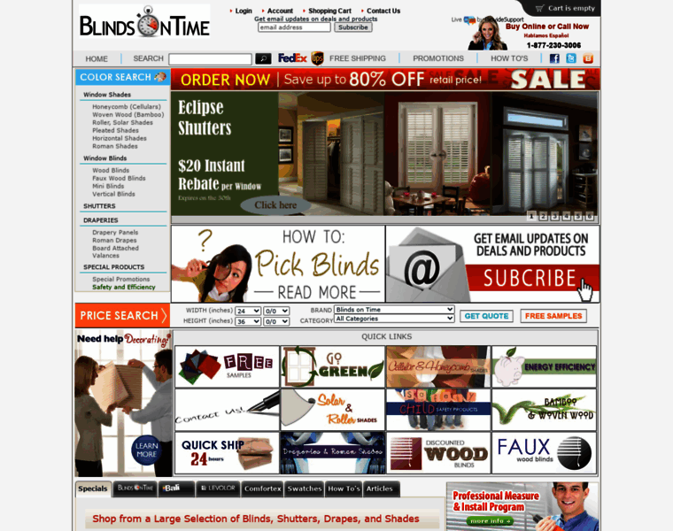 Blindsontime.com thumbnail