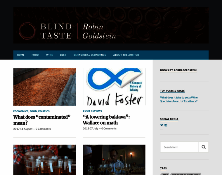 blindtaste.com at WI. Blind Taste - The home of Robin Goldstein’s writing